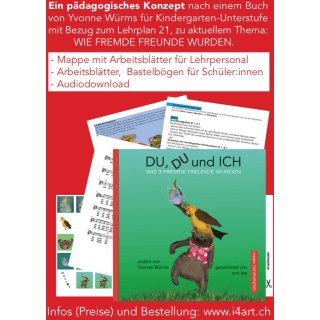 Arbeitsmappe  Konzeptmappe zum Kinderbuch DU, DU und ICH von Yvonne Würms und ann lee