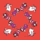 Schneidebrett / Untersetzer Glas Engelchen