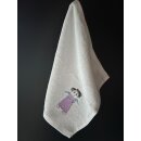Frottee Gästetuch 30 x 30 mit besticktem Engel Fabriel