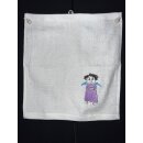 Frottee Gästetuch 30 x 30 mit besticktem Engel Fabriel