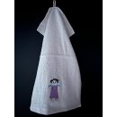 Frottee G&auml;stetuch 30 x 50 mit besticktem Engel Fabriel