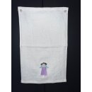 Frottee G&auml;stetuch 30 x 50 mit besticktem Engel Fabriel